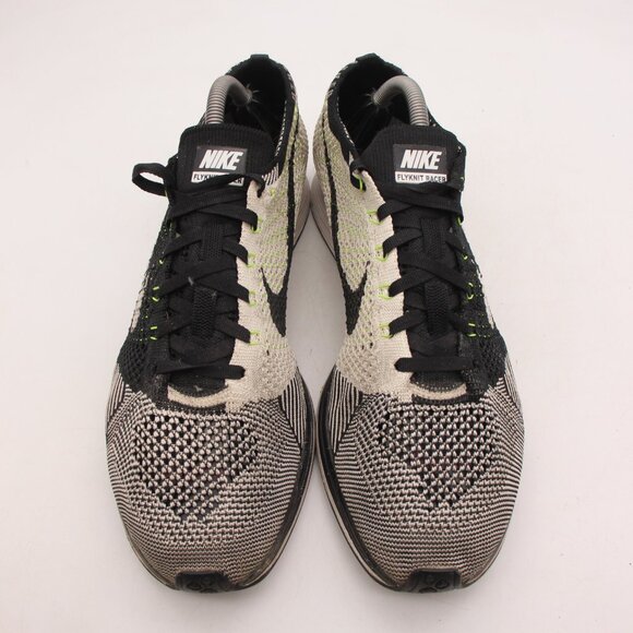 Nike Flyknit Racer 2.0 Running Shoes Men\'s Size 11 Black-White Oreo 526628-012